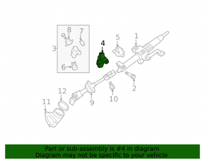 Toyota Camry v40 hybrid steering column lock