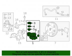 Honda Civic X FC 16-21 Brake fluid reservoir with lid