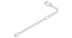 Foot-operated trunk opening sensor for the Audi A6 19-25