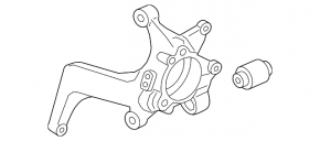 Rear right axle shaft Hyundai Kona 18-23 AWD