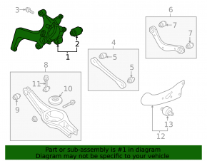 Rear right axle shaft Hyundai Kona 18-23 AWD