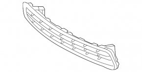 Front bumper grille lower Toyota Prius 30 10-12 prerest