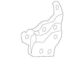 Front left fender bracket Toyota Prius V 12-17