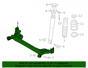 Rear beam Nissan Kicks 21-24 SR, SV
