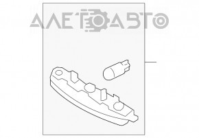 Ceiling light rear Mini Cooper Countryman R60 10-16