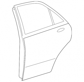 Bare rear left door for Lexus IS200 IS300 99-05