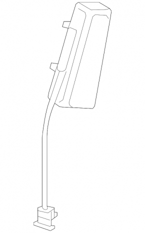 Lexus GS350 08-11 front right seat airbag