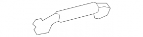 Front left ceiling handle Lexus LS460 LS600h 07-12 ser