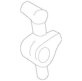 Catalytic converter bracket rear left Porsche Macan 15-18 3.0T, 3.6T