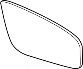Mirror element left Infiniti JX35 QX60 16-20 scratch, break