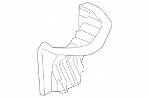 Air intake grille of the central air filter housing right Porsche Panamera 14-16 4.8