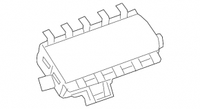 Airbag passenger in the dashboard Nissan Leaf 18-19