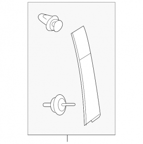 Door trim side front right Mazda 3 19- 4d
