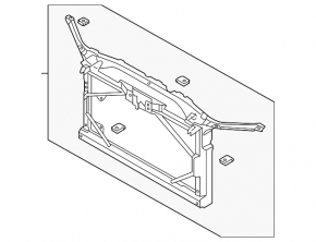 TV Front Radiator Panel Mazda6 03-08