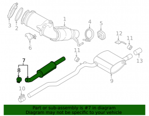 Catalytic converter second Mini Cooper F56 3d 14-23