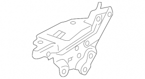Right hood hinge for a Cadillac CTS 14-19