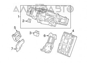 Honda Accord 18-20 dash fuse box