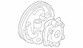 Power steering pump Mitsubishi Outlander 07-13