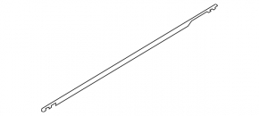 Molding door-glass central rear right Subaru Forester 19- SK chrome