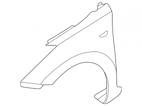 Front left wing Hyundai Elantra UD 11-16