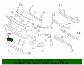 Subaru Forester 25-26 ambient air temperature sensor