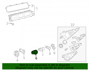 Power button Toyota Prius V 12-17 type 2