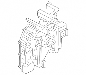Heater housing bare Kia Forte 4d 14-16