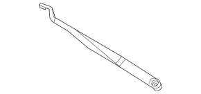 Wiper arm right Hyundai Sonata 11-15