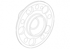 Rear left hub Mercedes C-class W206 300 22-25