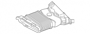 Air intake left Mercedes W167 GLE 450 20-23 3.0h