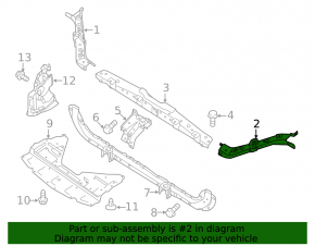 Left eyelash TV bracket for Nissan Rogue 2014-2020