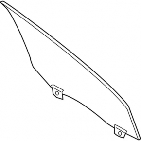 Glass door front right Lincoln Nautilus 19-23