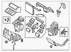 Heater assembly Mazda CX-5 16-16