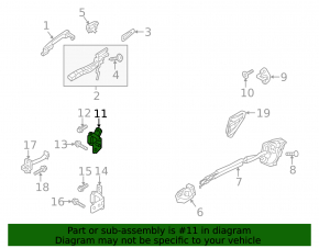 Upper rear right door hinge Mazda CX-5 17-24