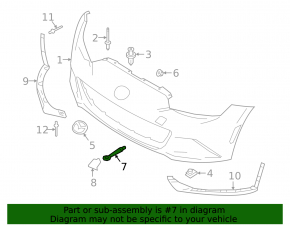 Towing hook Mazda 3 14-18 BM
