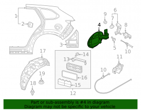 Mazda CX-9 16-23 Fuel Filler Cap