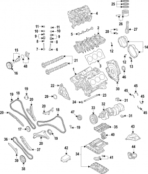 Bare cylinder block for Audi A6 C8 19-24 3.0T for boring