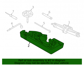Foam plastic for Hyundai Santa FE 19-20 tool