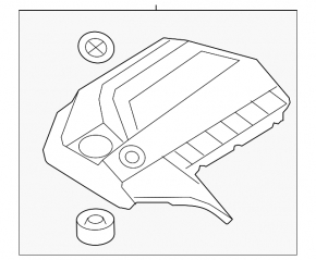 Engine Cover BMW X5 F15 14-18 N55