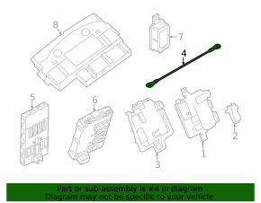 BMW 3 F30 12-18 Power Distribution Module Wire