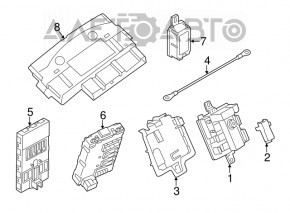 BMW 4-Series Power Distribution Module Wiring F32/33/36 14-20