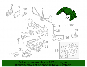 Subaru B10 Tribeca intake manifold