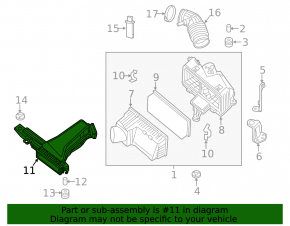 Nissan Pathfinder 13-16 Air Intake