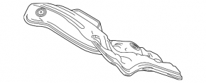 Exhaust manifold protection Toyota Rav4 19-21 upper