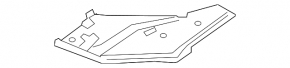 Hood trim front right Volvo V90 17-22 usa