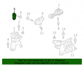 Honda Civic X FC 16-21 Right Engine Mount Bracket