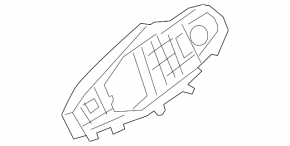 Front left door handle mechanism BMW 3 G20 19- under keyless