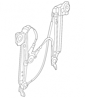 Window lifter with motor rear left BMW 4 F36 15-20 Gran Coupe