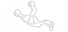 Upper rear right control arm for a 2012 Nissan Altima