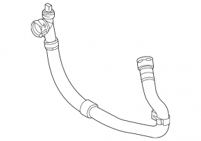 Lower cooling pipe Audi A3 22-26